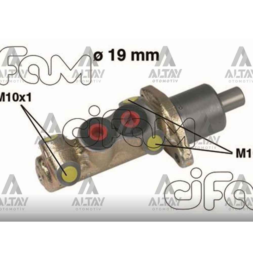 R19 88- 106 91- 205 83- Bendıx Tipi Döküm 19 05Mm Fren Ana Merkez - 7700787634 