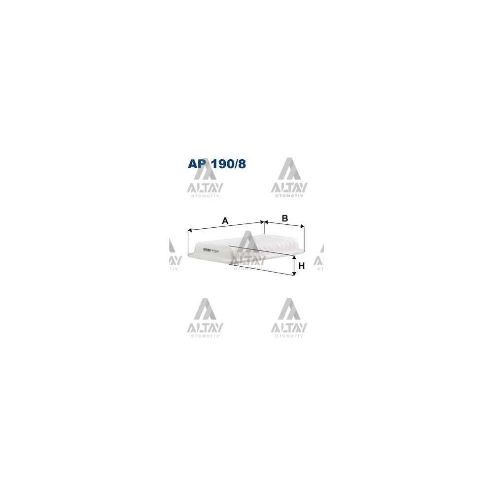  Swift 10- Splash 10- Hava Filtre - FLT-AP190/8 - 13780-69L00 