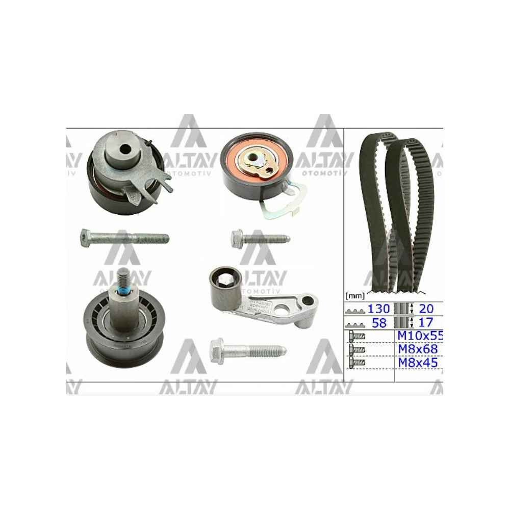 Polo Golf4 Bora A3 Cordoba ibiza 01-12 Aua- 1.4 16V-1. Triger Seti - 036198119E INA-530008910 