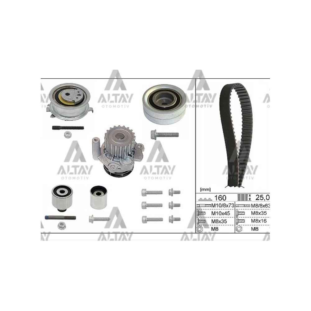Caddy T6 Polo Golf6 Jetta Passat Crafter Amarok Triger Seti + Devirdaim INA-530055032 