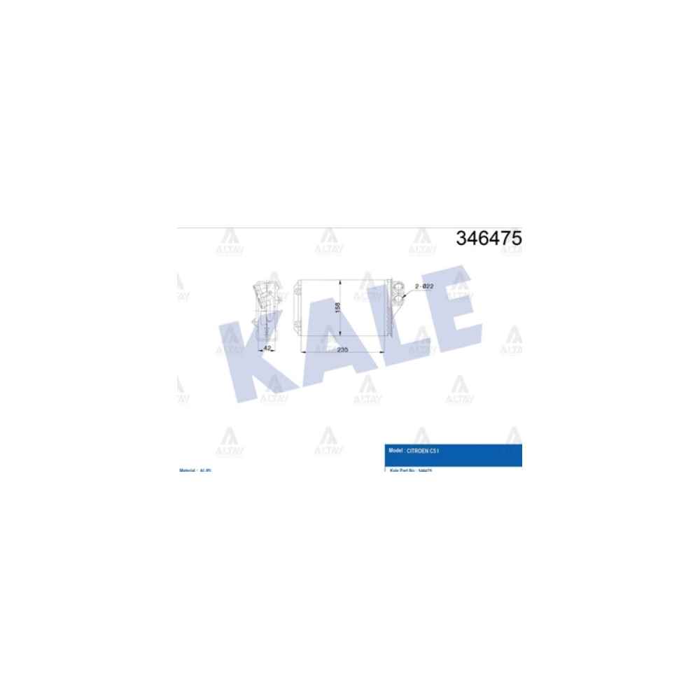C5 i 01-04 Mekanik Kalorifer Radyatörü - KLE-346475 - 6448J8 