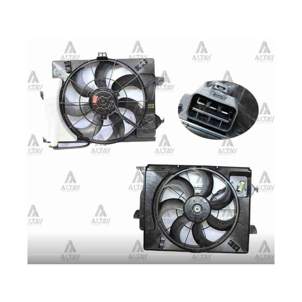 Rio 12- Benzinli 1 2 Fan Radyatör - KRE-253801W000 - 25380-1W000 