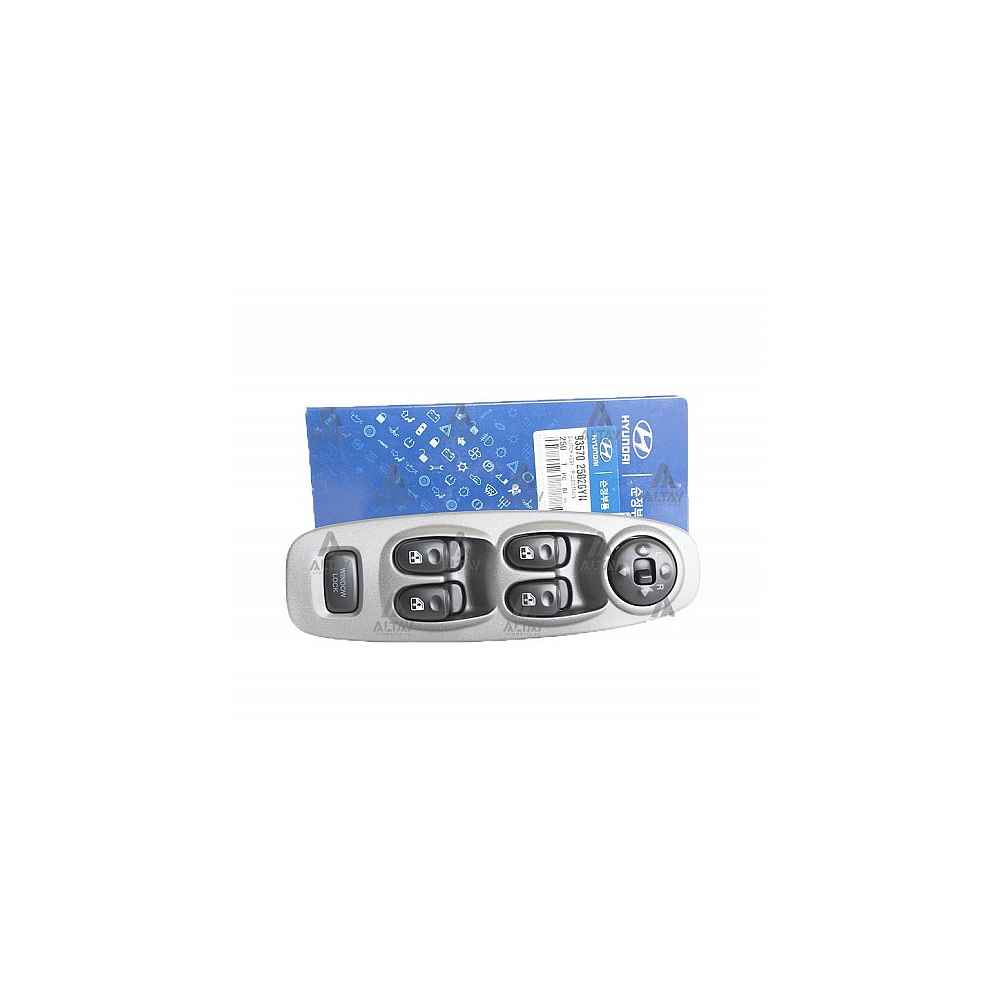 Accent 00-02 Ayna Ayar Düğmeli Gri Sol Cam Açma Düğme - MBS-9357025020YN - 93570-25020YN 