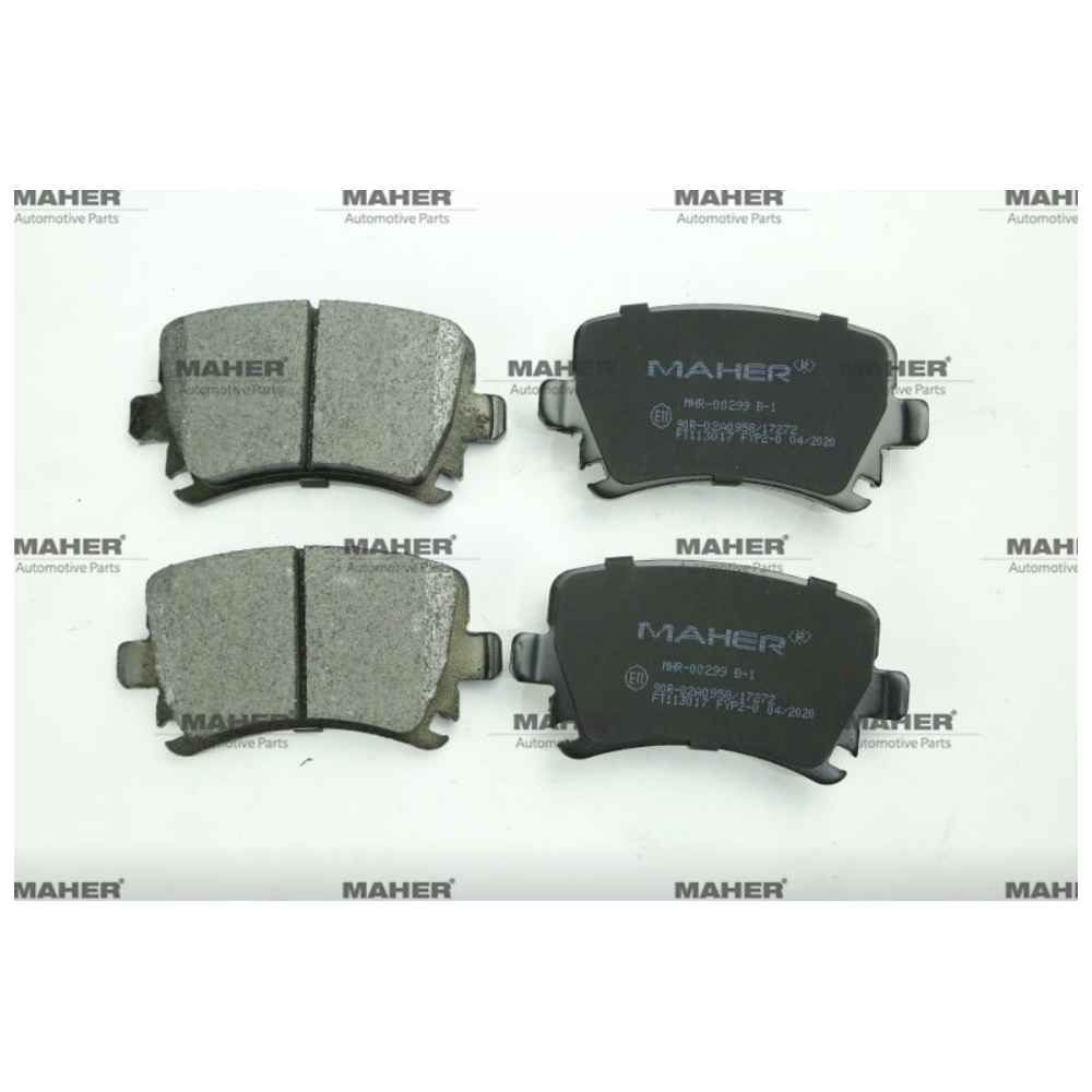 Caddy 04-15 Golf5 03-09 Jetta 05-10 Passat 08-12 Passat 05-08 Arka Fren Balata MHR-00299 