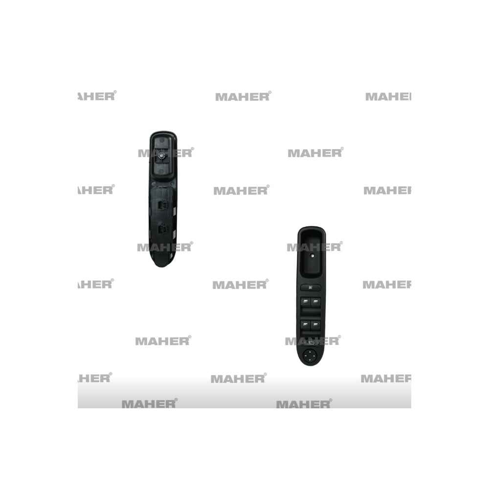 P307 C5 02- Dörtlü Ayna Ayar Düğmeli Sol Düğme Cam Açma - MHR-26441 - 6554KT 