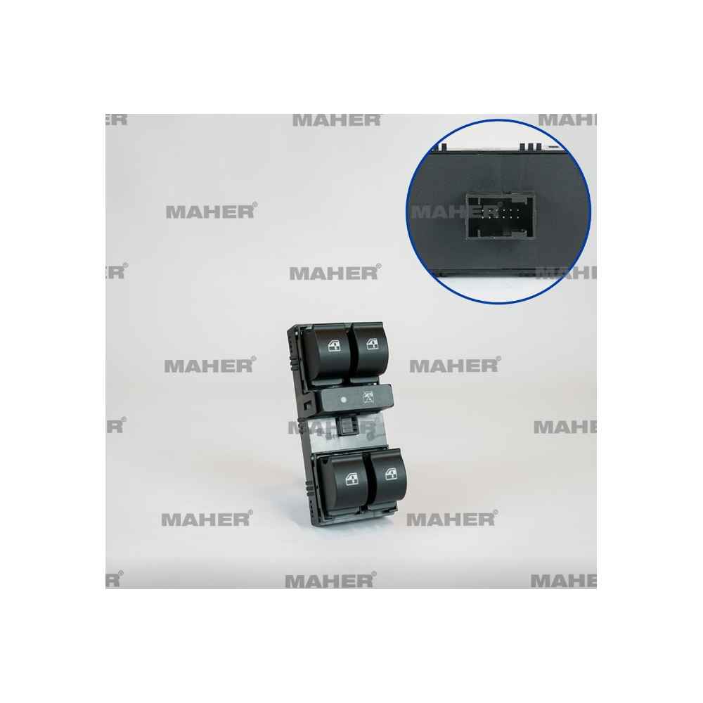 Doblo Combo Dörtlü Çerçevesiz Sol Cam Açma Düğme - MHR-26494 - 735498686 