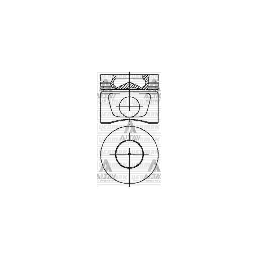 Golf5 Jetta Passat A3 A4 04-10- 2.0 Tdi Std Piston Segmanlı - YEN-4298-STD - 31-04298-000 